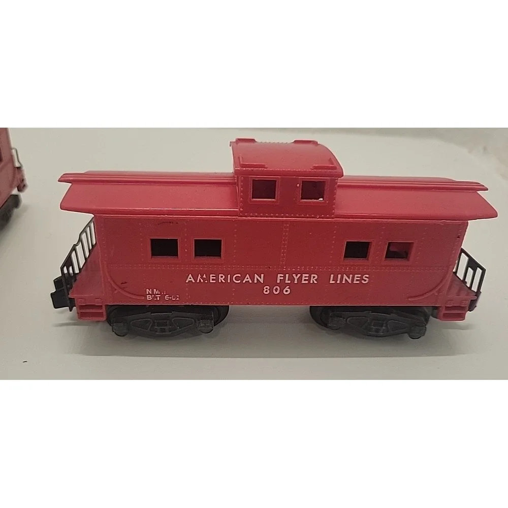 Lot 3 American Flyer 806 904 938 Red Caboose S Gauge Train Cars